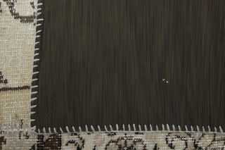 Handmade Vintage Beige Area Rug - Thumbnail