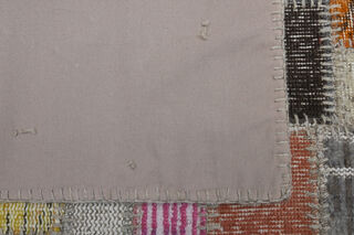 Handmade Vintage Multi-Patchwork Area Rug - Thumbnail