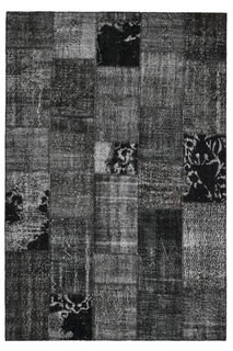 Vintage Black Area Rug - Thumbnail