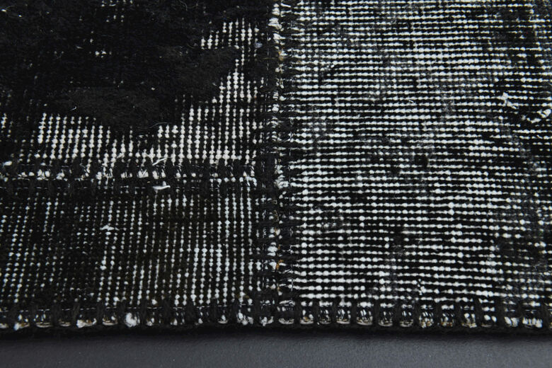 Vintage Black Area Rug