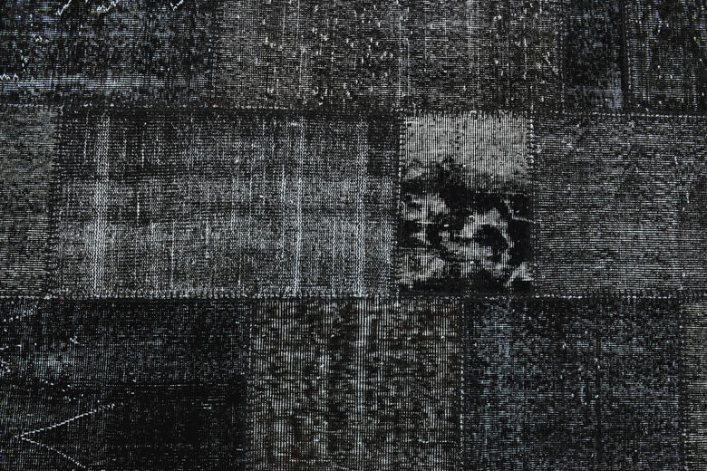 Vintage Black Area Rug