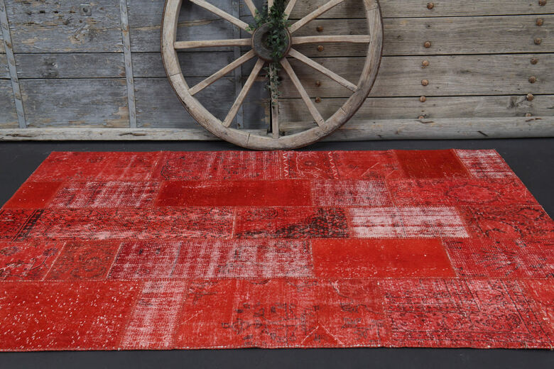 Vintage Red Area Rug