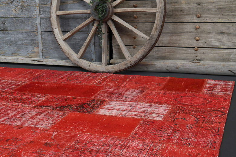 Vintage Red Area Rug