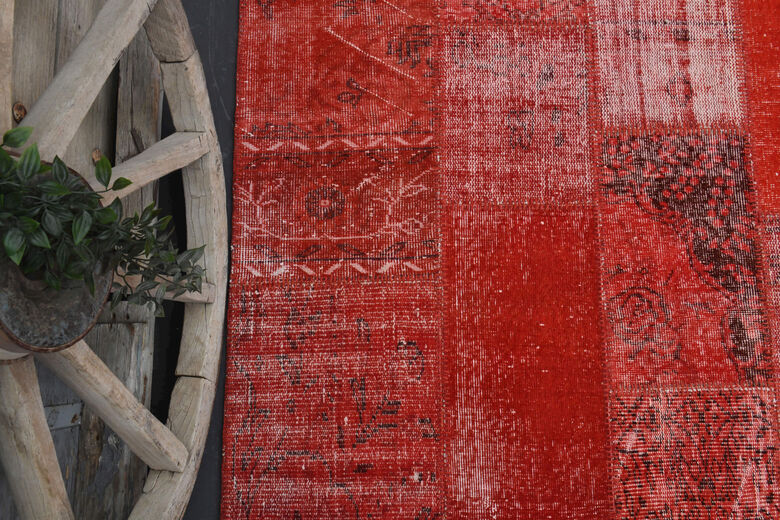 Vintage Red Area Rug