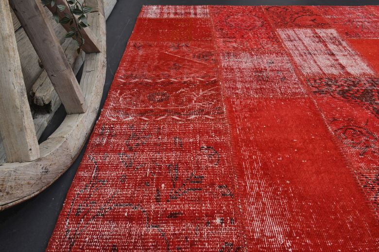 Vintage Red Area Rug