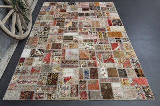  Vintage Brown Shades Area Rug - Thumbnail