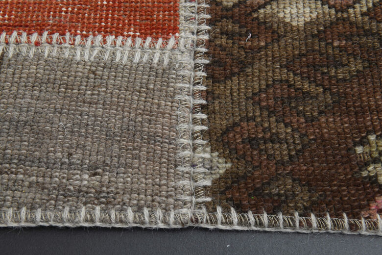  Vintage Brown Shades Area Rug