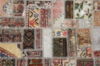  Vintage Brown Shades Area Rug - Thumbnail