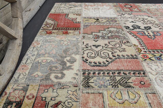 Distressed Vintage Area Rug - Thumbnail