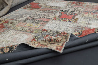 Distressed Vintage Area Rug - Thumbnail