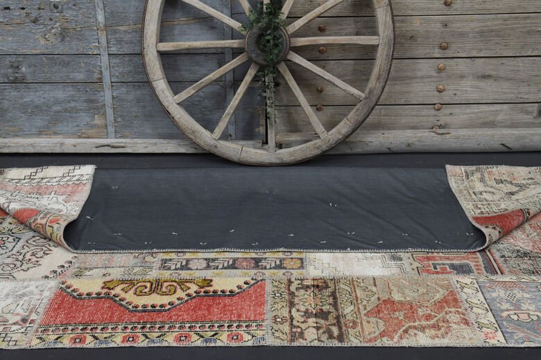 Distressed Vintage Area Rug