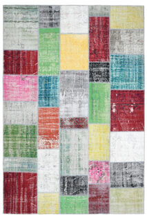 Patchwork Vintage Turkish Rug - Thumbnail