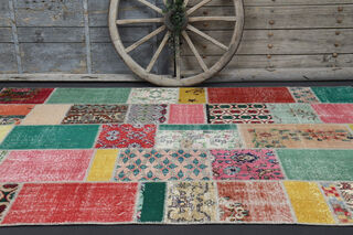 Handmade Patchwork Area Rug - Thumbnail