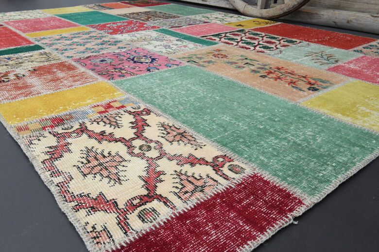 Handmade Patchwork Area Rug