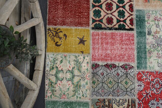 Handmade Patchwork Area Rug - Thumbnail