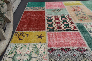 Handmade Patchwork Area Rug - Thumbnail