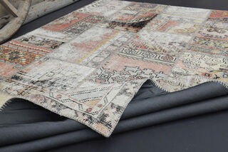 Handmade Vintage Large Area Rug - Thumbnail