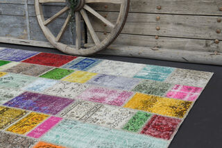 Handmade Vintage Solid Area Rug - Thumbnail