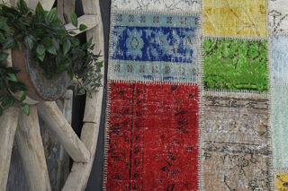 Handmade Vintage Solid Area Rug - Thumbnail