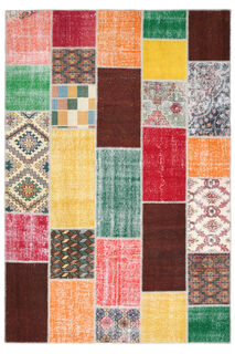 Handmade Vintage Patchwork Rug - Thumbnail