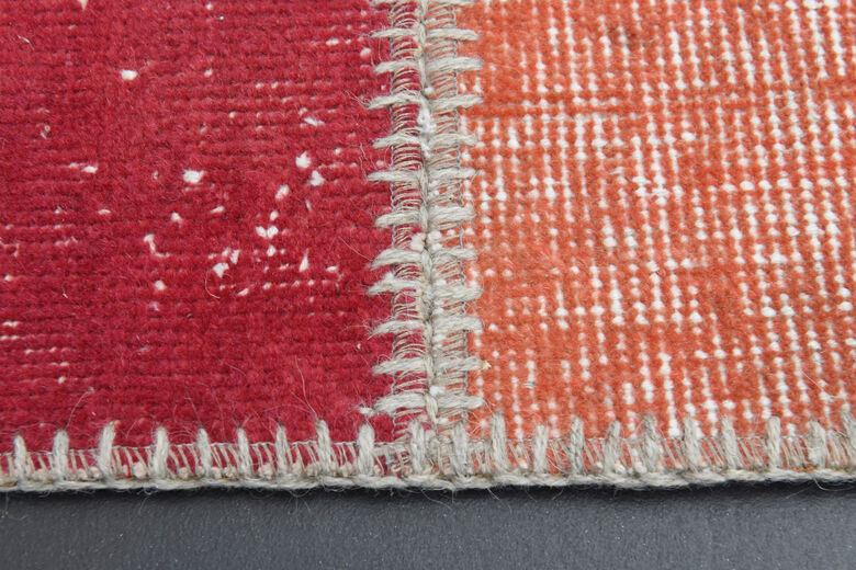 Handmade Vintage Patchwork Rug