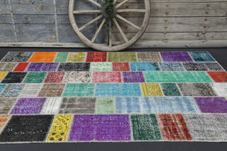 Handmade Vintage Large Area Rug - Thumbnail