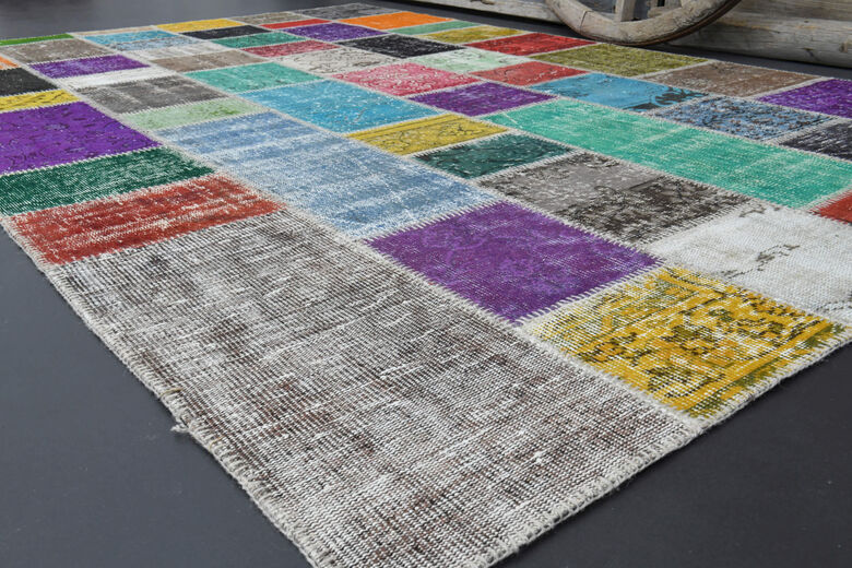 Handmade Vintage Large Area Rug