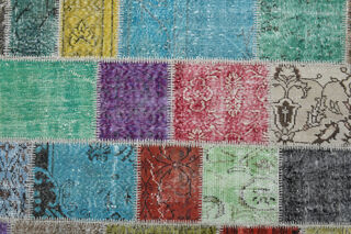 Handmade Vintage Large Area Rug - Thumbnail