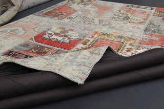 Handmade Patchwork Area Rug - Thumbnail