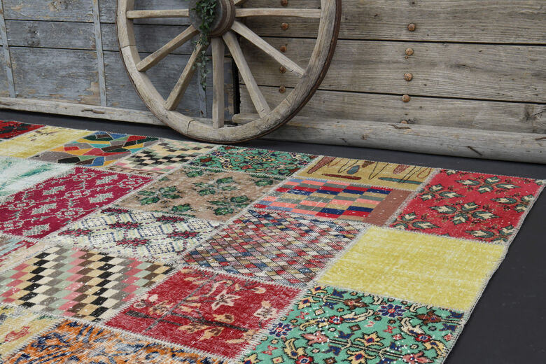 Handmade Vintage Oriental Rug