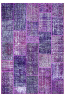 Handmade Vintage Area Patchwork Rug - Thumbnail