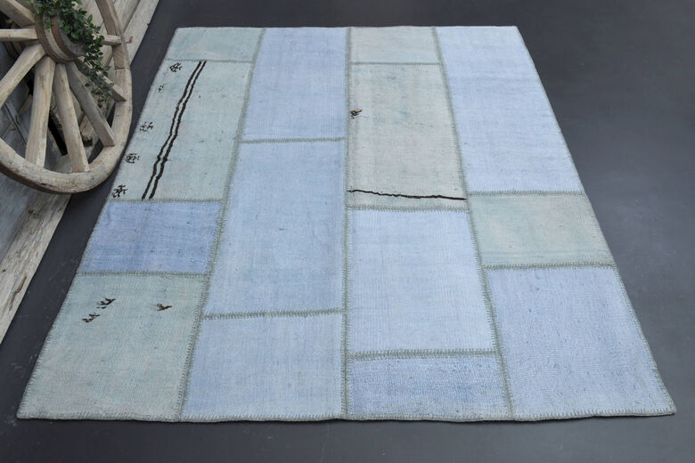 Handmade Vintage Large Area Rug