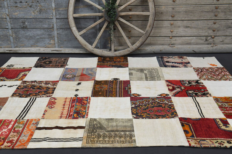 Handmade Vintage Boho Rug