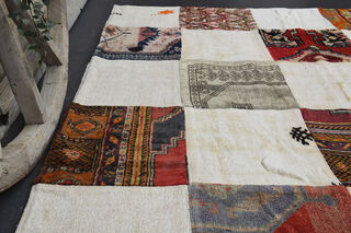 Handmade Vintage Boho Rug - Thumbnail