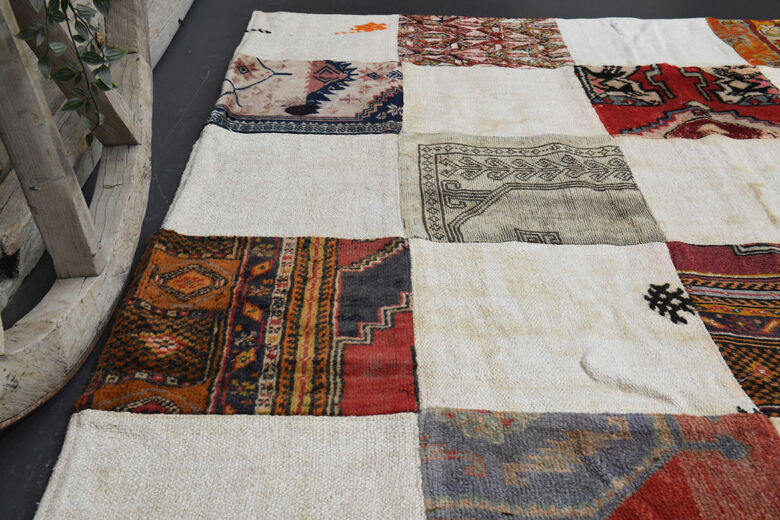 Handmade Vintage Boho Rug