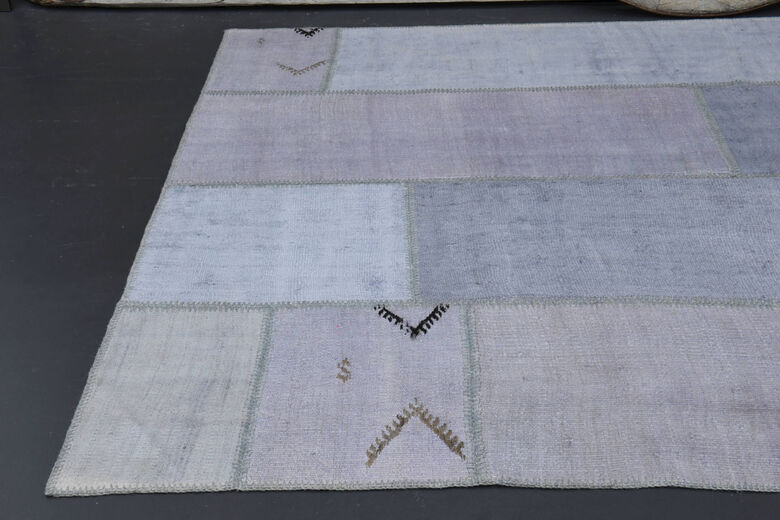 Ice Color- Patchwork Vintage Area Rug