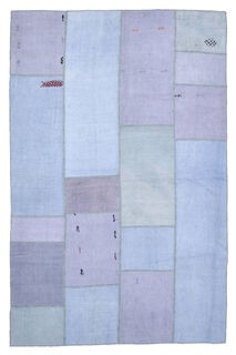 Ice Color - Patchwork Vintage Area Rug - Thumbnail