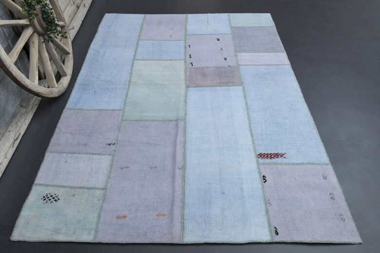 Ice Color - Patchwork Vintage Area Rug