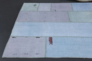 Ice Color - Patchwork Vintage Area Rug - Thumbnail