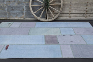 Ice Color - Patchwork Vintage Area Rug - Thumbnail