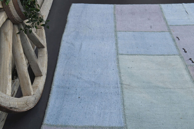 Ice Color - Patchwork Vintage Area Rug