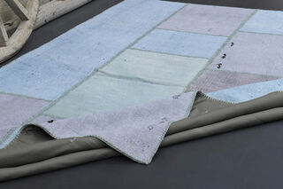 Ice Color - Patchwork Vintage Area Rug - Thumbnail