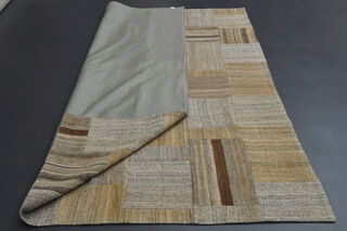 Handmade Vintage Kilim Area Rug - Thumbnail