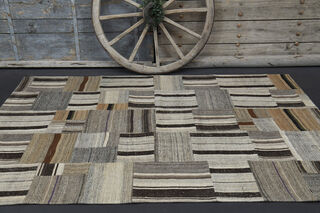 Handmade Vintage Area Rug - Thumbnail