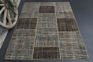 Handmade Vintage Area Rug - Thumbnail