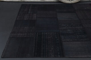 Patchwork Overdyed Kilim Area Rug - Thumbnail