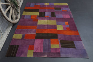 Violet - Handmade Vintage Area Rug - Thumbnail