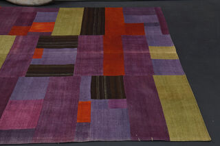 Violet - Handmade Vintage Area Rug - Thumbnail