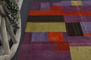 Violet - Handmade Vintage Area Rug - Thumbnail