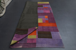 Violet - Handmade Vintage Area Rug - Thumbnail